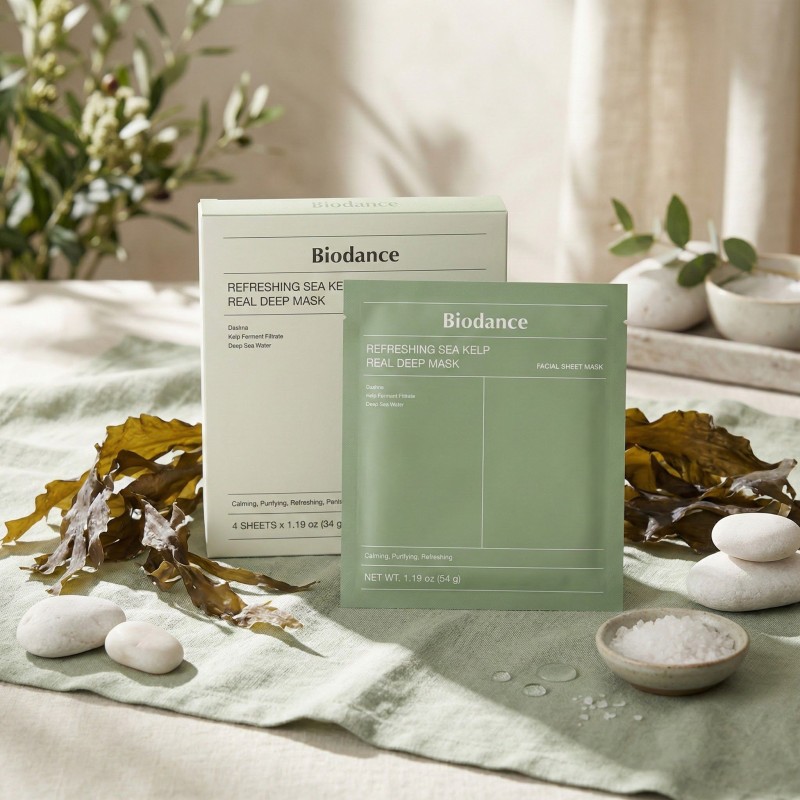 Biodance Bio-Kollagen Real Deep Overnight Maske Seetang (Grün)