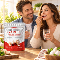 Gereifter Knoblauch mit CoQ10 Ubiquinol