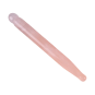 Double-ended rose quartz acupuncture wand